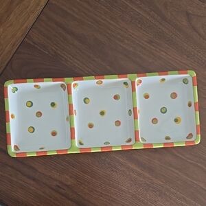 Colorful Polka Dot Serving Tray